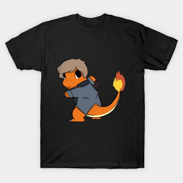 Newt Scharmander T-Shirt by Jota